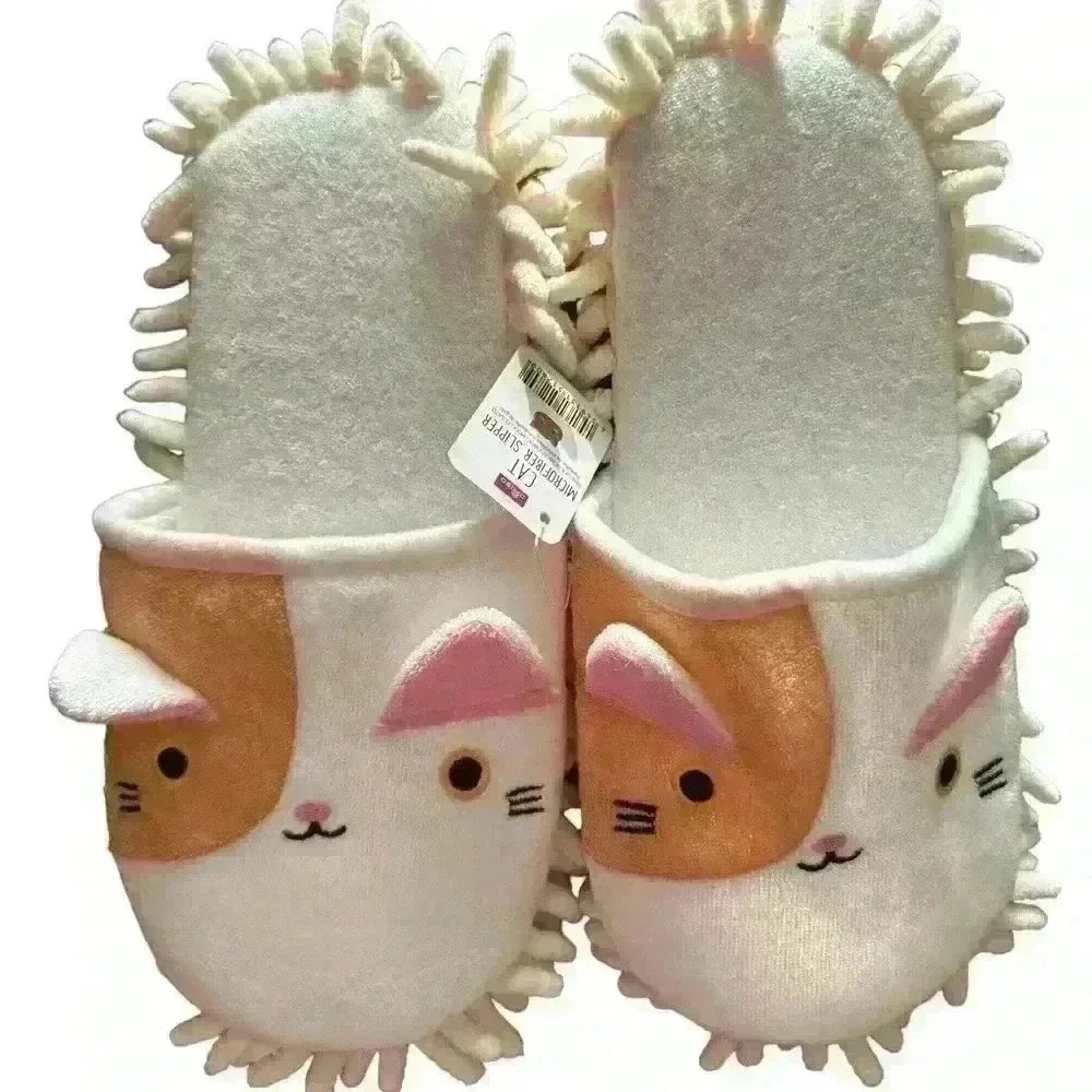 🎉HP times 2🎉 NWOT microfiber cat slippers size 7.5